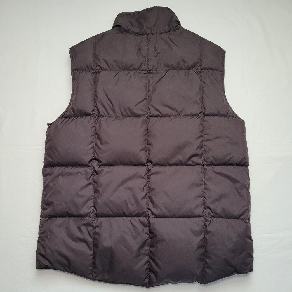 Lands End Puffer Vest Black Snap Button Outerwear Mens Medium 38-40 Gorpcore - Picture 7 of 8